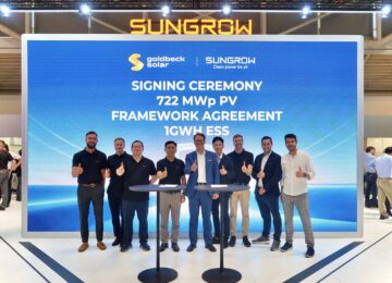 Sungrow y GOLDBECK SOLAR firman el mayor proyecto fotovoltaico de Europa (722 MWp)